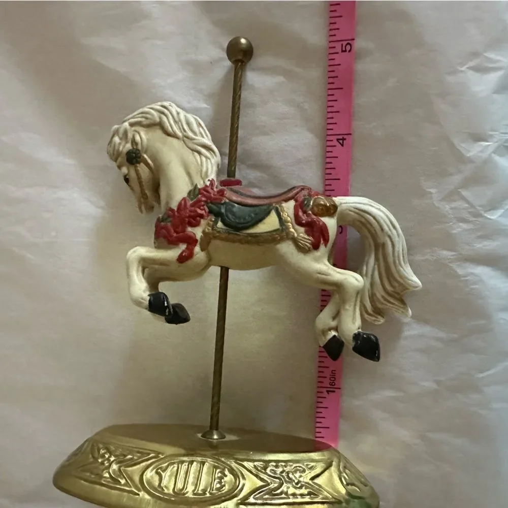 HOUSE of LLOYD Vintage CAROUSEL Porcelain HORSE Figurine 1990